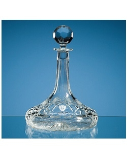 (R6) Gallery Lead Crystal Ships Decanter - POA